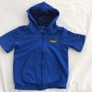 Adidas short sleeve hoodie